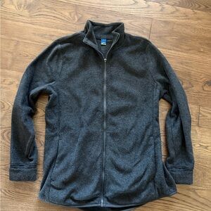 Old Navy Dark Gray Women's Fleece Jacket